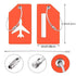 2pcs Name ID Card Silicone Travel Luggage Tag Suitcase Travel Accessories Quickly Discover Luggage Tag Name Baggage Information